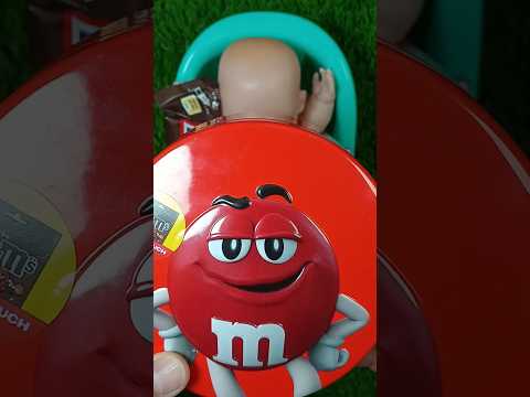 🌈 M&M’s in Rainbow Slime 🍬 | ASMR