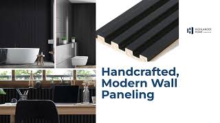 Information Slat Wood Wall Paneling by Highlander Home, Luxury Wood Panels for Walls Guide