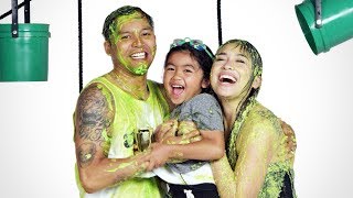 austins family gets slimed partners in slime hiho kids