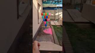 Bilye Ile Cam Şişe Kırma