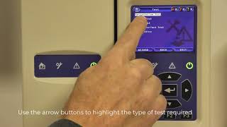 How to put all devices into test mode on a ModuLaser ASD System