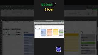 MS Excel లో How to Insert Slicer | 1 Minute Shortcut Trick | Part 3 | Tech Talks With Raju
