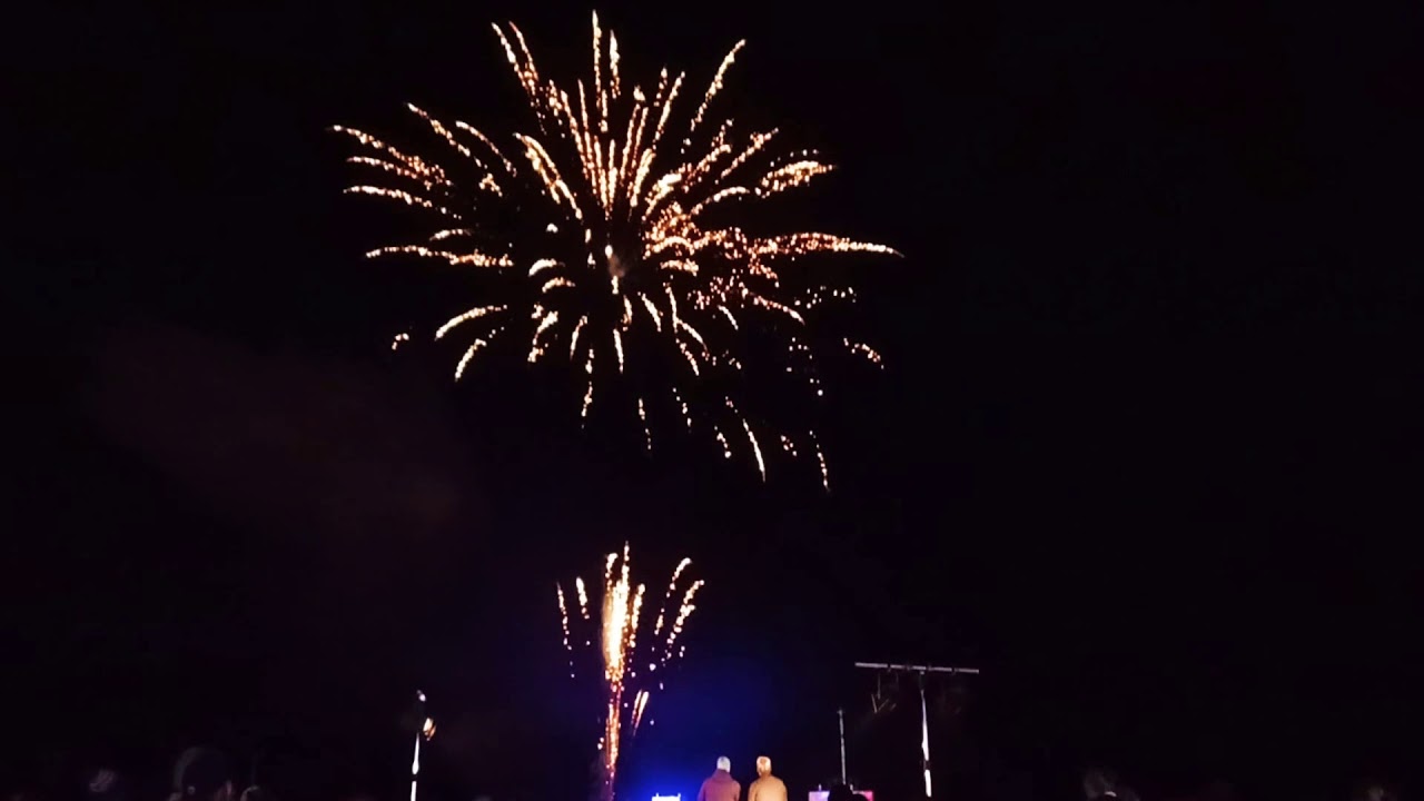 Batterie Feuerwerk Vorführung Show End of Season PyroPassion