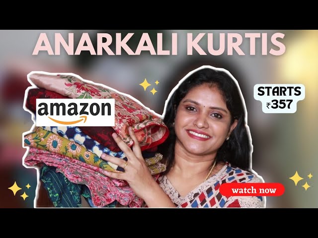 Chikankari Anarkali kurta for Rs:489#amazon#chikankari#viral#youtubeshorts#shorts#amazonfinds  - YouTube