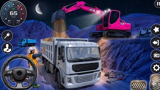 👷City Road Construction Simulator 3D 🚧 | Heavy Excavator & Truck - Android Gameplay screenshot 2