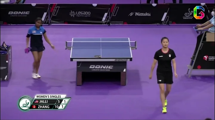 Panamericano 2021: Sarah Jalli (USA) vs Mo Zhang (...