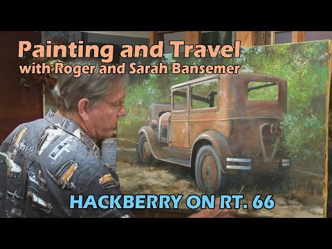 Hackberry on Rt 66 - Painting and Travel