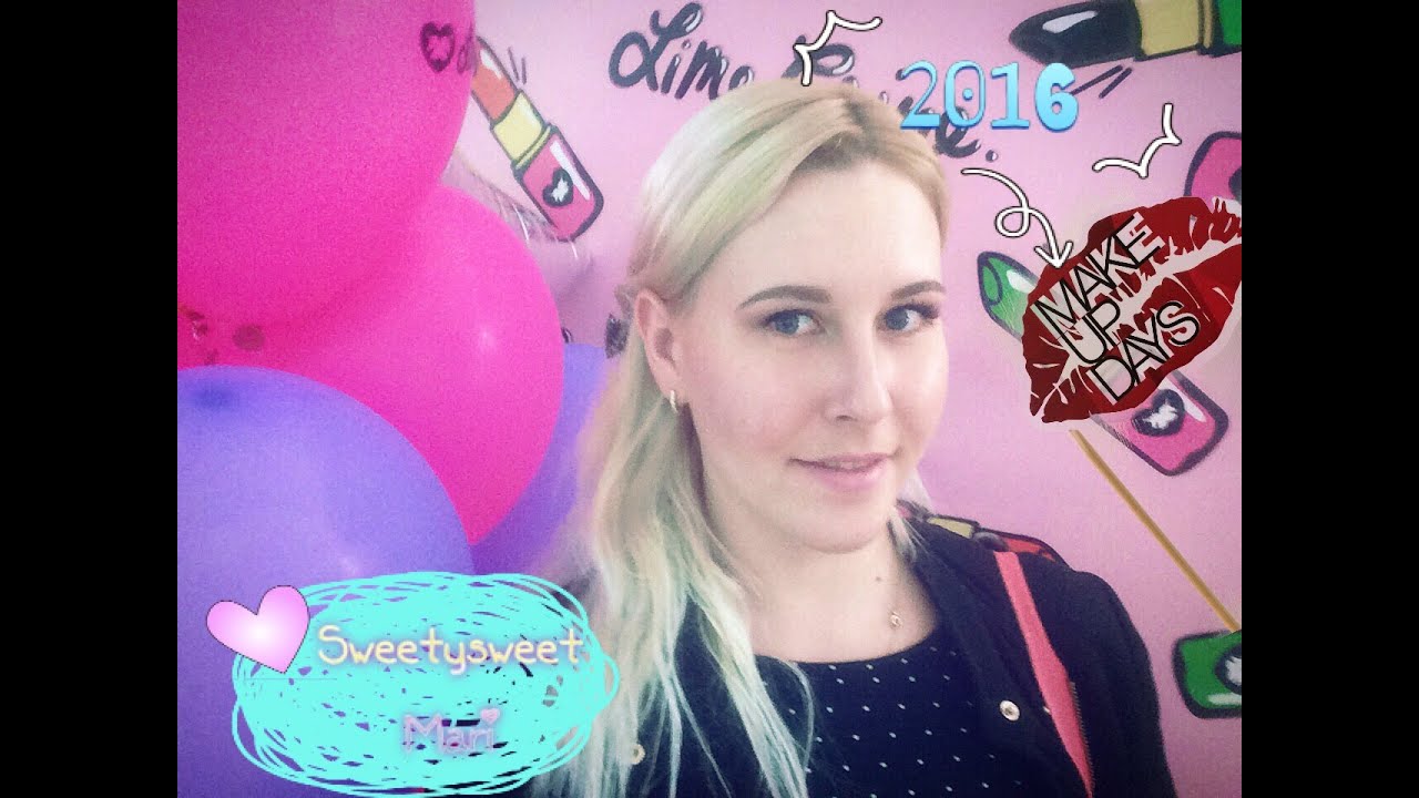 💄MAKEUPDAYS 2016 💄Vℒℴℊ #1 💄Sweetysweet Mari💄