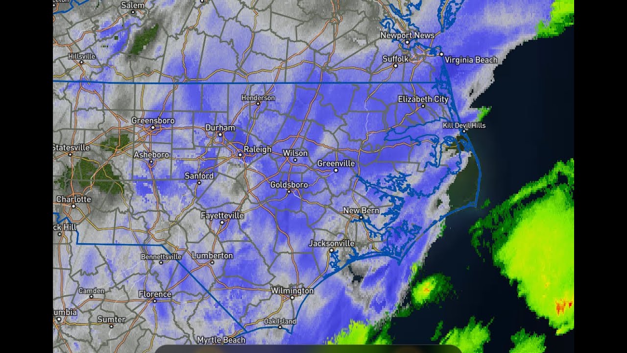 Winter Storm N.C. - YouTube