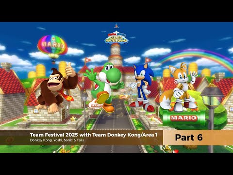 Mario & Sonic at the Olympic Winter Games Team Festival (Team DK/Area 1) Part 6