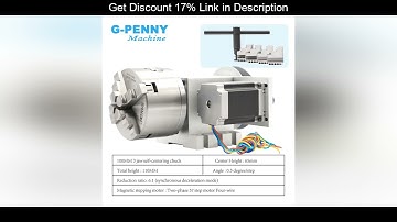 Review 4 Jaw 100mm  4th Axis+Tailstock CNC dividing head Rotation Axis/ A axis kit  for Mini CNC ro
