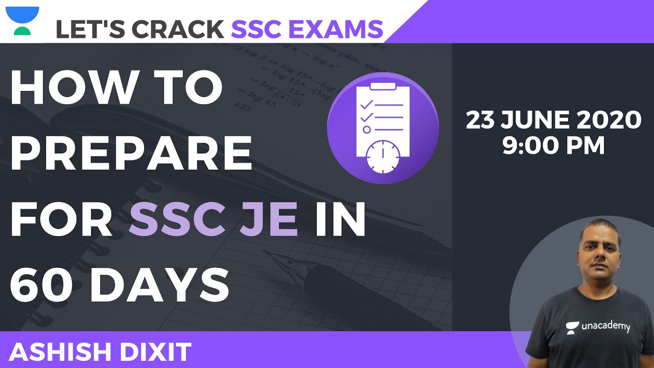How to Prepare for SSC JE-Electrical in 60 Days | SSC JE 2020