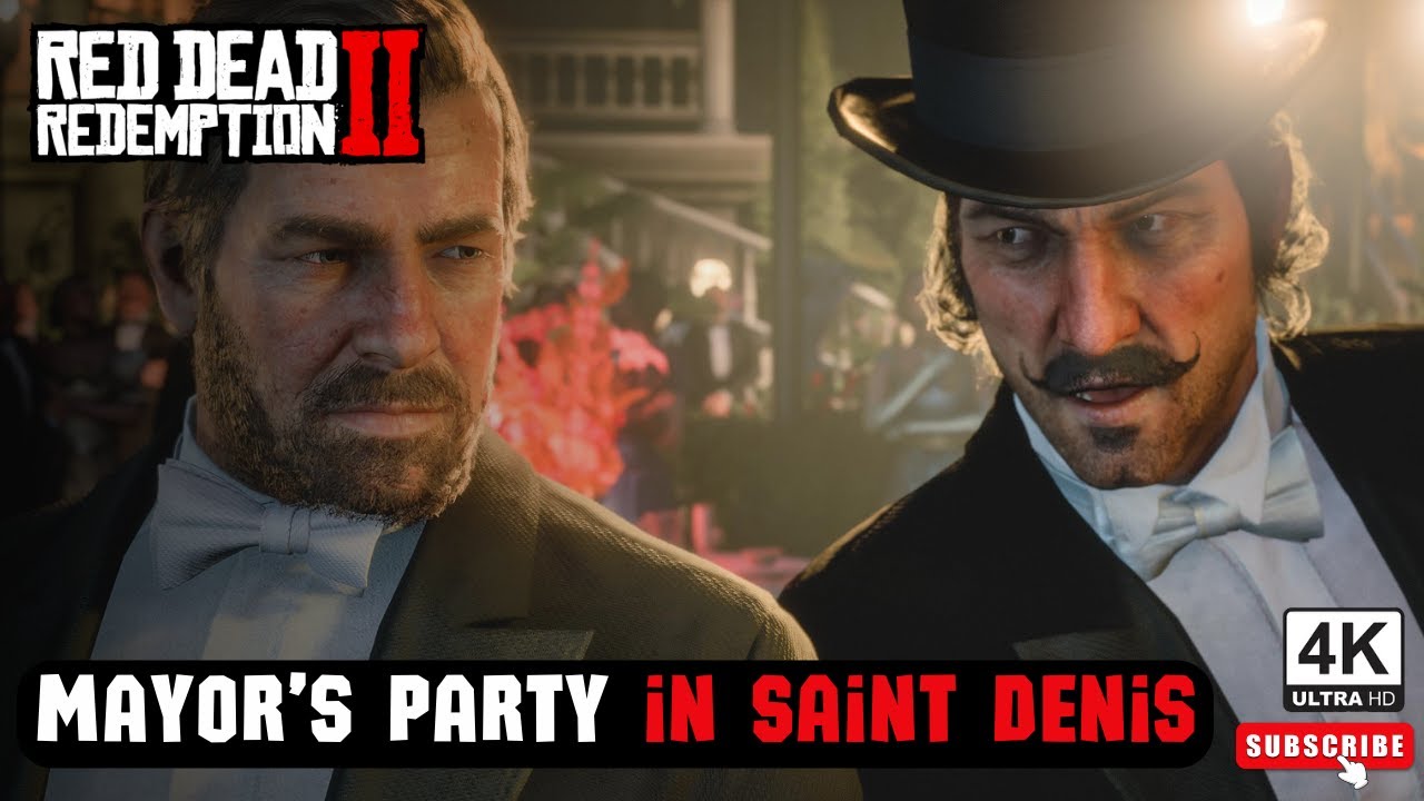 Red Dead Redemption 2 | A Gilded Cage Mayor’s Party Mission | Saint ...