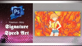 Pokemon - Misty - Signature (Speed Art)
