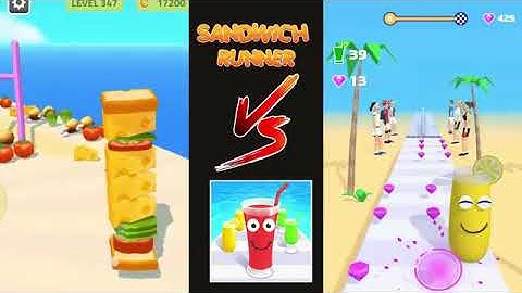Sandwich Runner Vs Juice Run New Update Android iOS Mobile Gameplay Walkthrough Ep 4