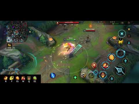 WILD RIFT - Rakan Protect Carry Combo
