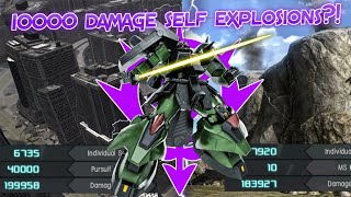 GBO2 Zaku III Custom: 10000 damage self explosions?!