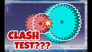 Clash Test How To Perform Clash Test On A Gear To Check The Possibility Of Interference