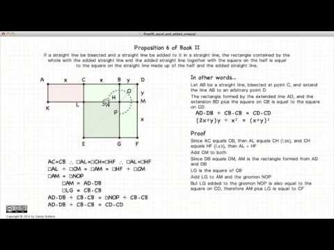 Euclid's Elements Book 2 - Proposition 6