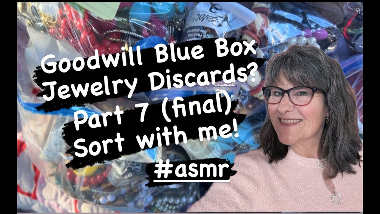 Goodwill Blue Box Jewelry Discards? Part 7! 35lb lot YouTube