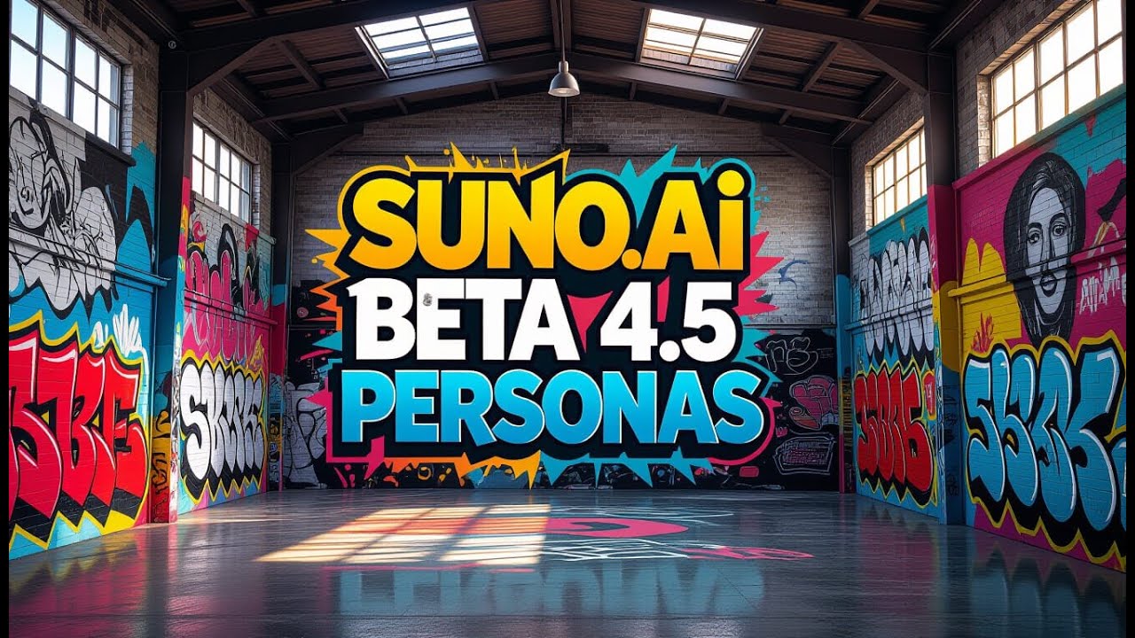 Suno 4.5 Beta  Creating Persona's With Your Own Voice.
