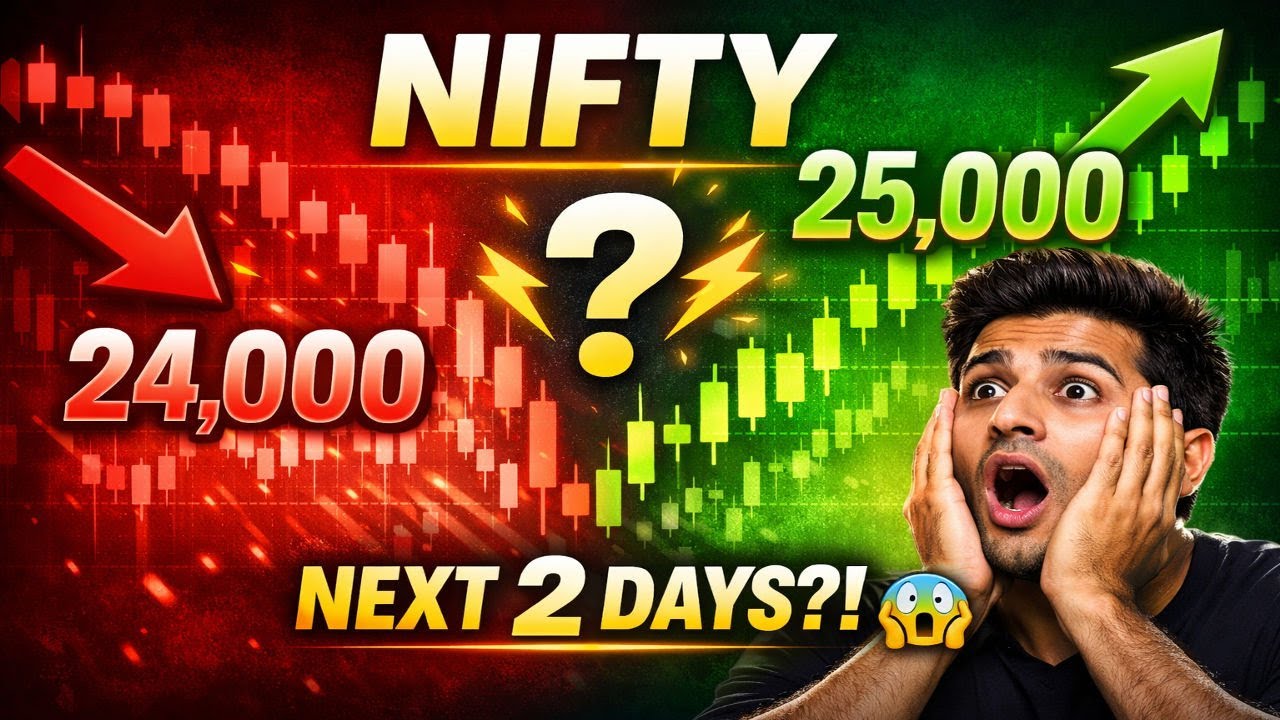 NIFTY EXPLOSION 💥 24000 BREAKDOWN or 25000 BREAKOUT?