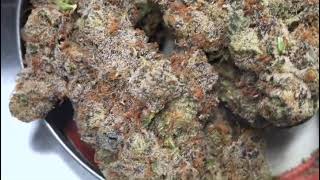 Orange Freeze flower with Purple Punch Hash