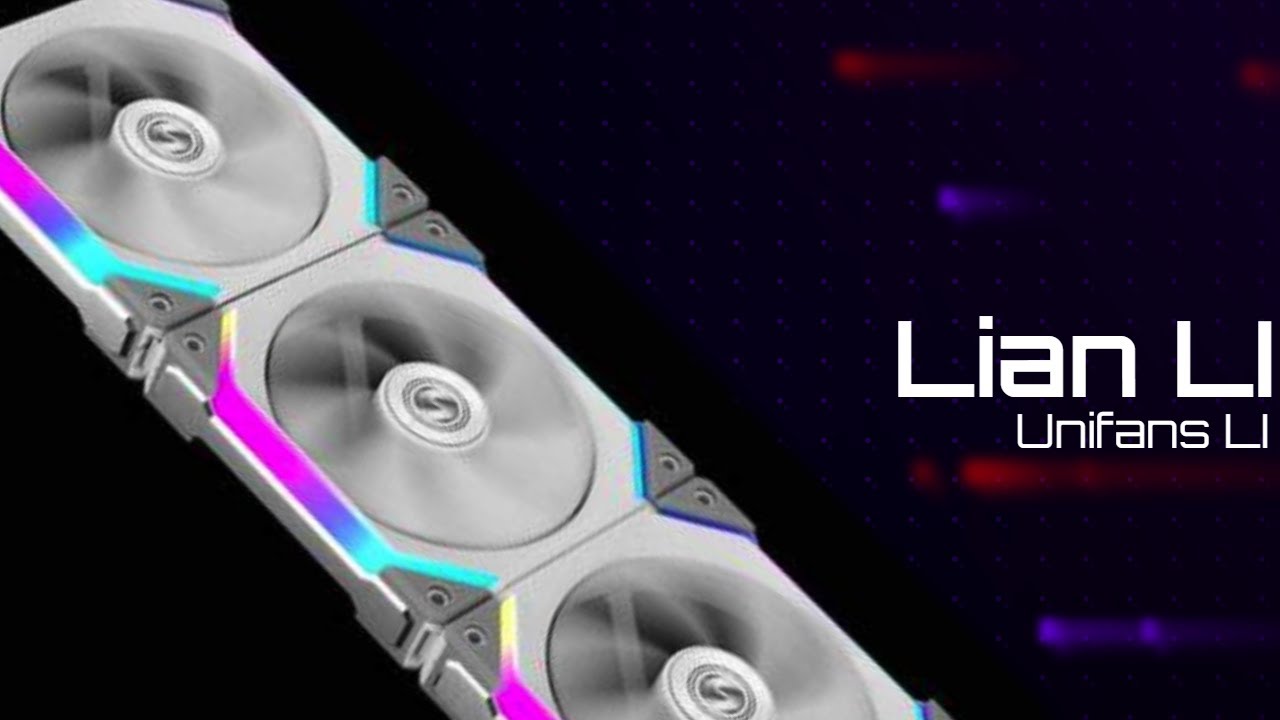 Lian Li SL Fans 120MM - YouTube