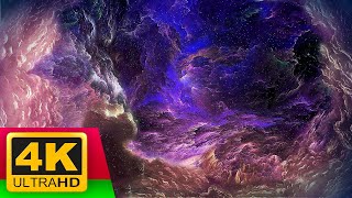 Breathtaking space journey (Video for relaxation with ambient music) 4k