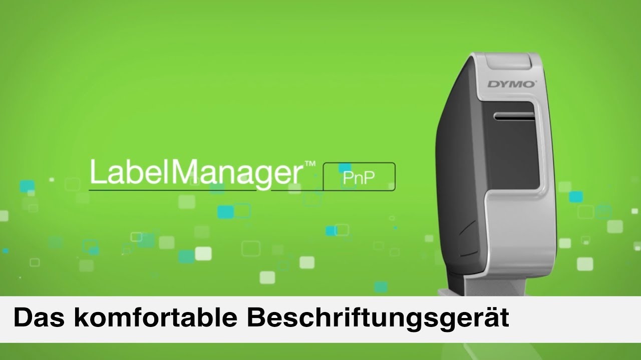 Kompaktes Beschriftungsgerät: DYMO LabelManager PnP - YouTube