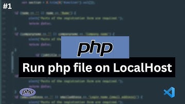 #1 How to Run PHP file on localhost XAMPP Using VS Code | PHP | XAMPP | VS  Code | HelloWorldProgram