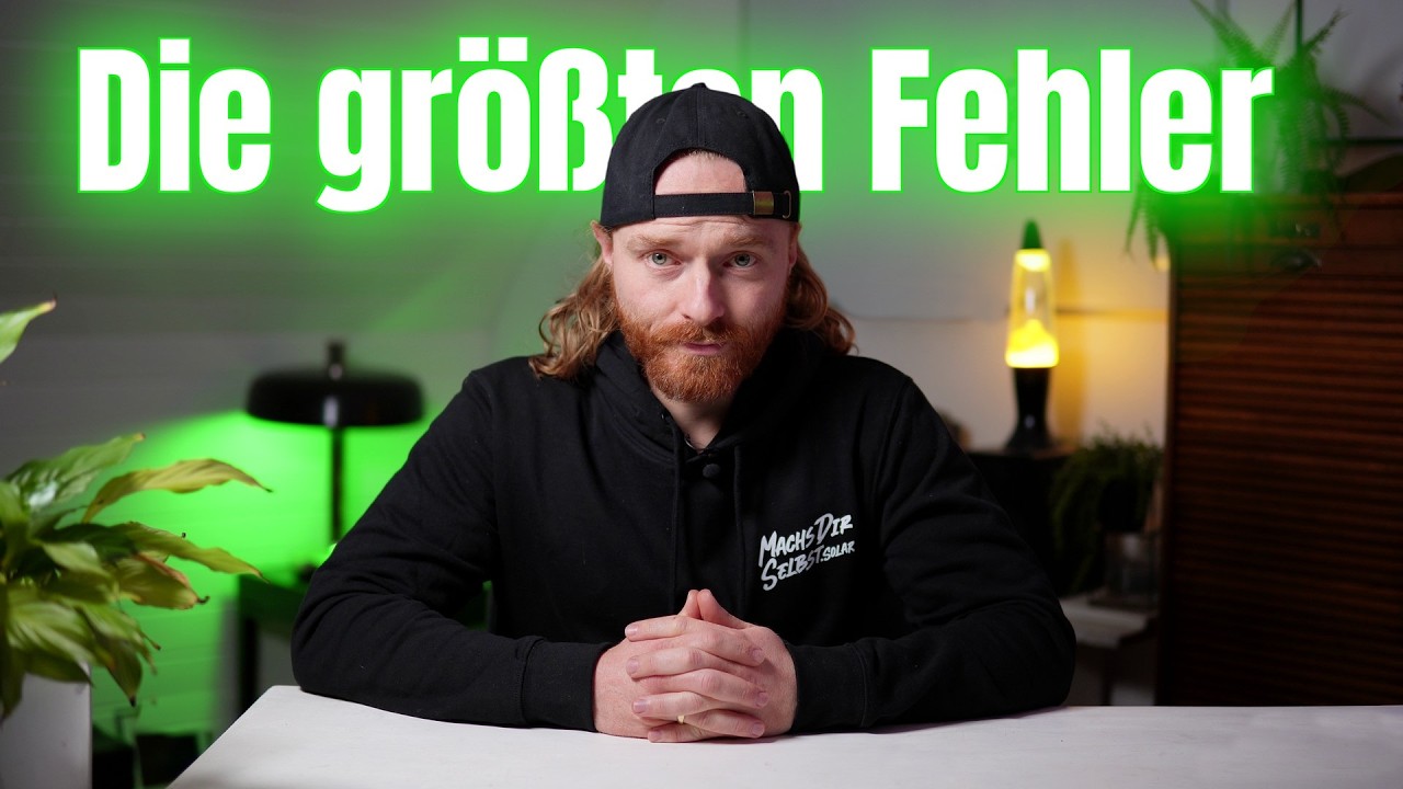 Was wir beim PV-Selbstbau immer wieder sehen!