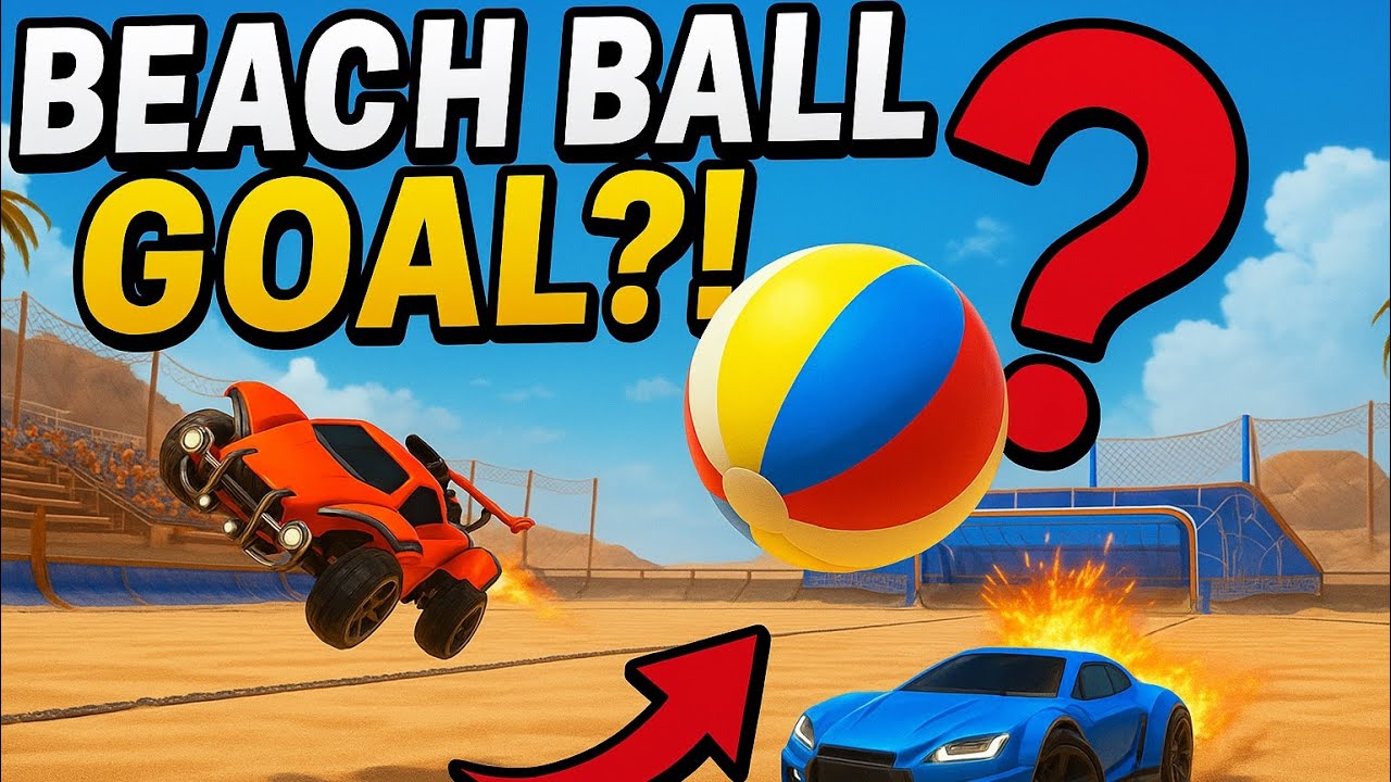 Can You Even Score with a Beach Ball? | Rocket League Madness