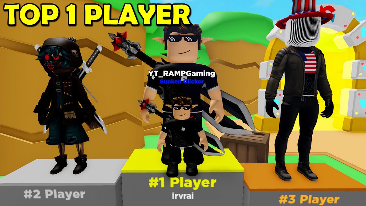 TOP 1 PLAYER INVENTORY REVEALED!! Clicker Simulator (Roblox) Top 1 Leaderboard Player!