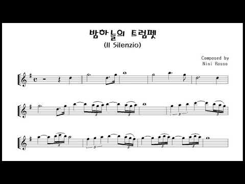 Il Silenzio 밤하늘의 트럼펫 알토 색소폰 연주 Alto Saxophone Cover