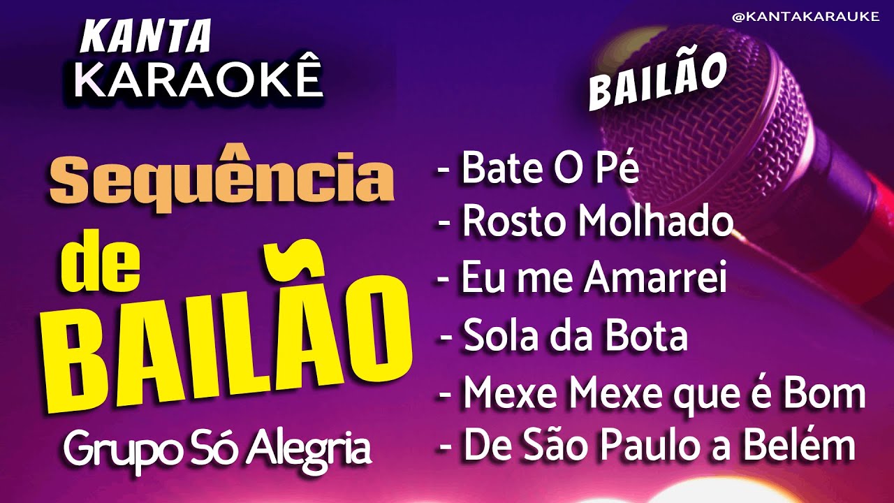 BATE O PÉ - ROSTO MOLHADO - EU ME AMARREI - SOLA DA BOTA - MEXE MEXE QUE É BOM- DE SÃO PAULO À BELÉM