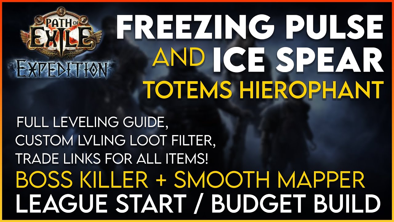 Freezing Pulse / Ice Spear Totems Hierophant League Starter 3.15 Full