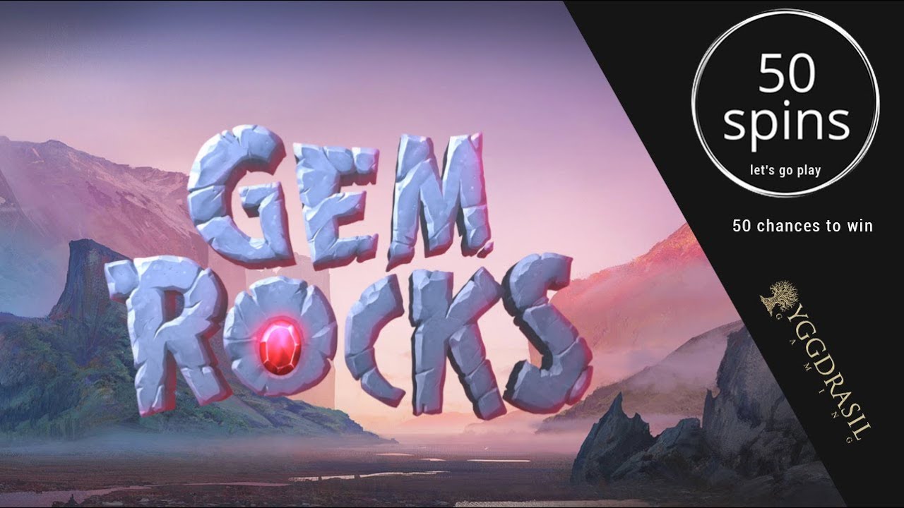Gem Rocks Slot Free - Game Review - RTP. 96.2% - Yggdrasil slot