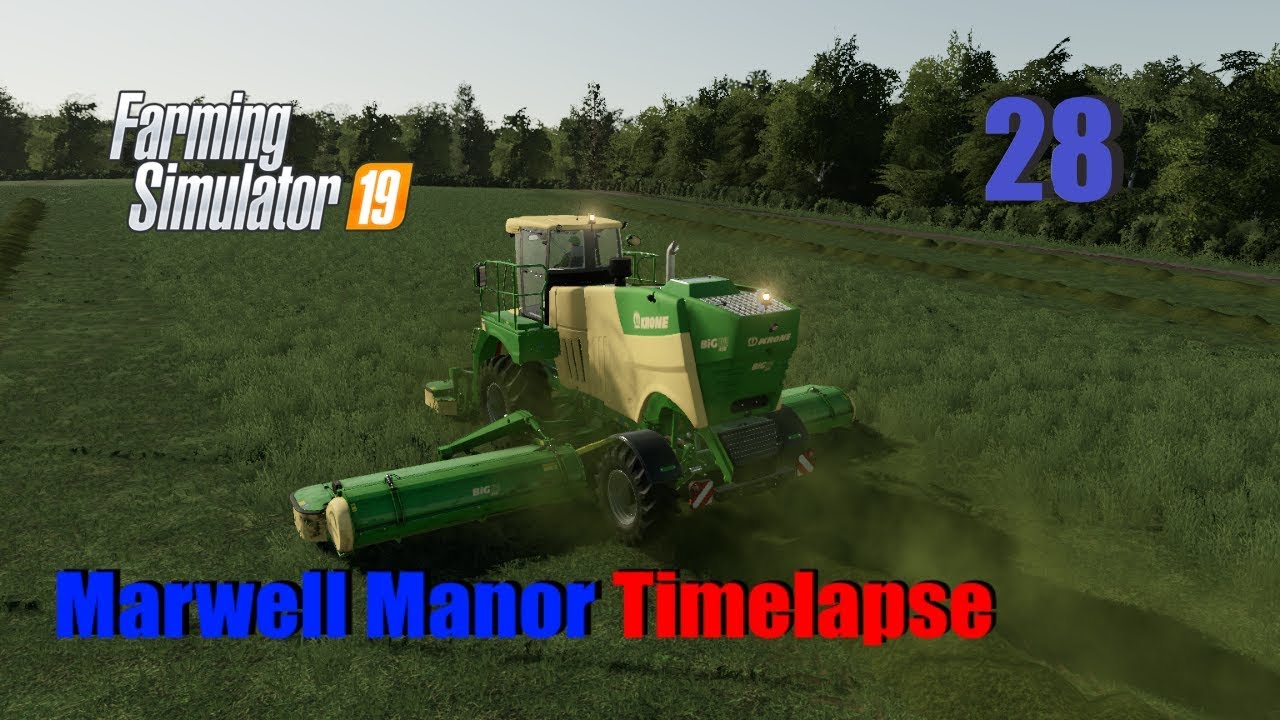 Farming Simulator 19 Timelapse Marwell Manor EP28 with subtitles