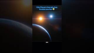 The Planet With Double Sunrise ☠️ #space #shorts #universe #solarsystem