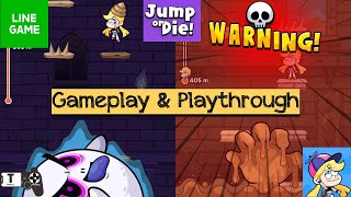 Jump or Die! (by LINE Game) - Android / iOS Gameplay screenshot 1