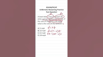 ASVAB/PiCAT Arithmetic Reasoning Practice Test Question:  Distance, Rate, and Time (d  = rt)