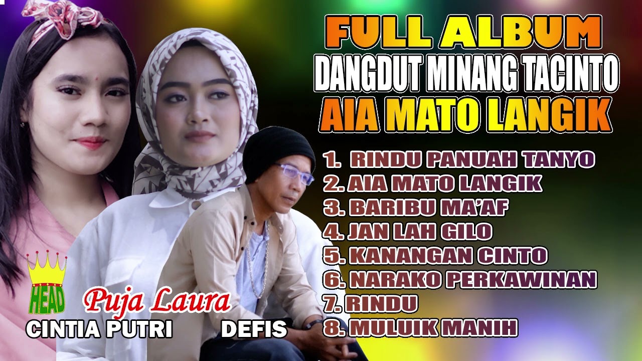 FULL ALBUM - DANGDUT MINANG TACINTO - AIA MATO LANGIK ( official music audio )
