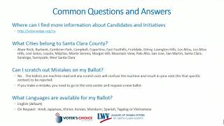 The League of Women Voters Presents: The Voters Choice Act