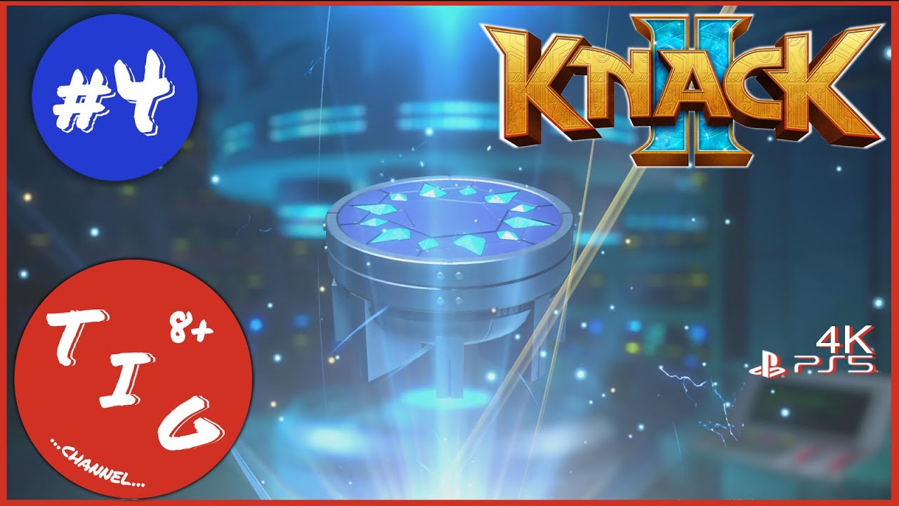 KNACK 2 (НЭК 2) кооперативное прохождение игры на Playstation 5. Часть 4. В формате 4K