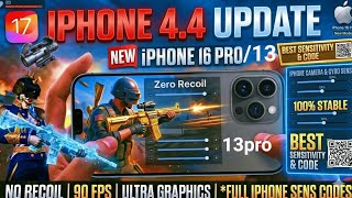 Best iPhone Sensitivity for PUBG Mobile New Update 🎯 No Recoil + Smooth Aim