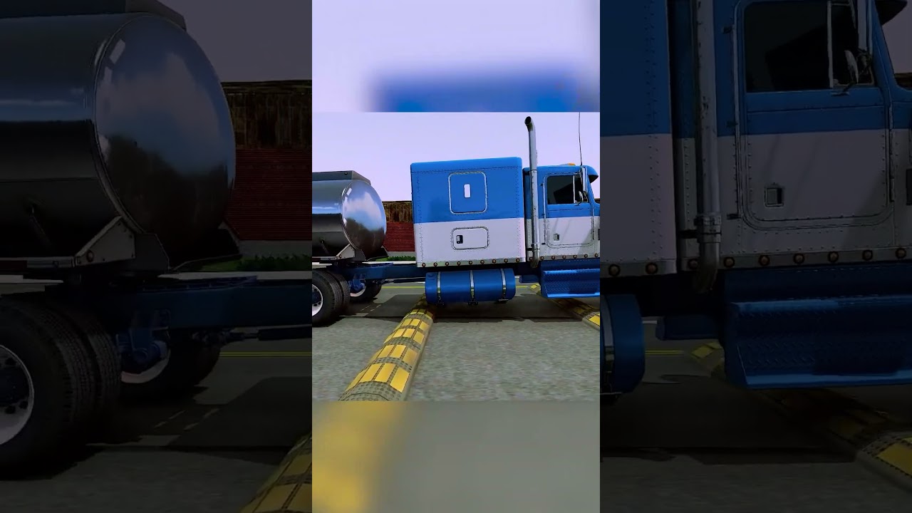 vehicles vs speed bump