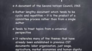 Gaudium et spes – A Quick Overview
