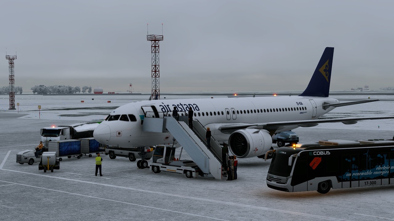 Новосибирск - Алматы | Airbus A320-271N PWG | AirAstana | UNNT - UAAA | Vatsim | X-Plane 12.4.0