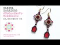 Beadingschool by erika carina earrings  diy beading tutorial noonehastobeadalone